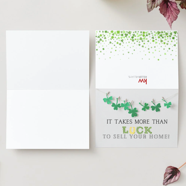 KW Greeting Cards - More Than Luck to Sell Your Home (St. Patrick's Day)