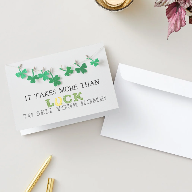 KW Greeting Cards - More Than Luck to Sell Your Home (St. Patrick's Day)