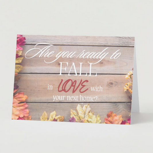 Fall In Love with your New Home (Light) KW Greeting Card (pack of 50)