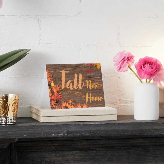 Fall In Love with your New Home - KW Greeting Card (pack of 50)