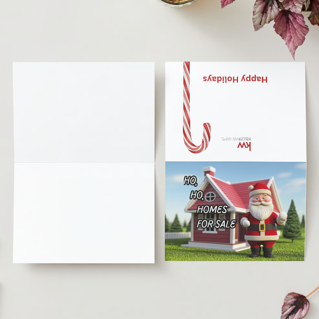 KW Holiday Cards - Ho Ho Homes for Sale (pack of 50)