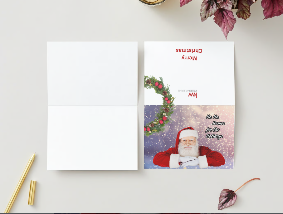 KW Holiday Cards - Ho, Ho, Homes for the Holidays (pack of 50) (Copy)