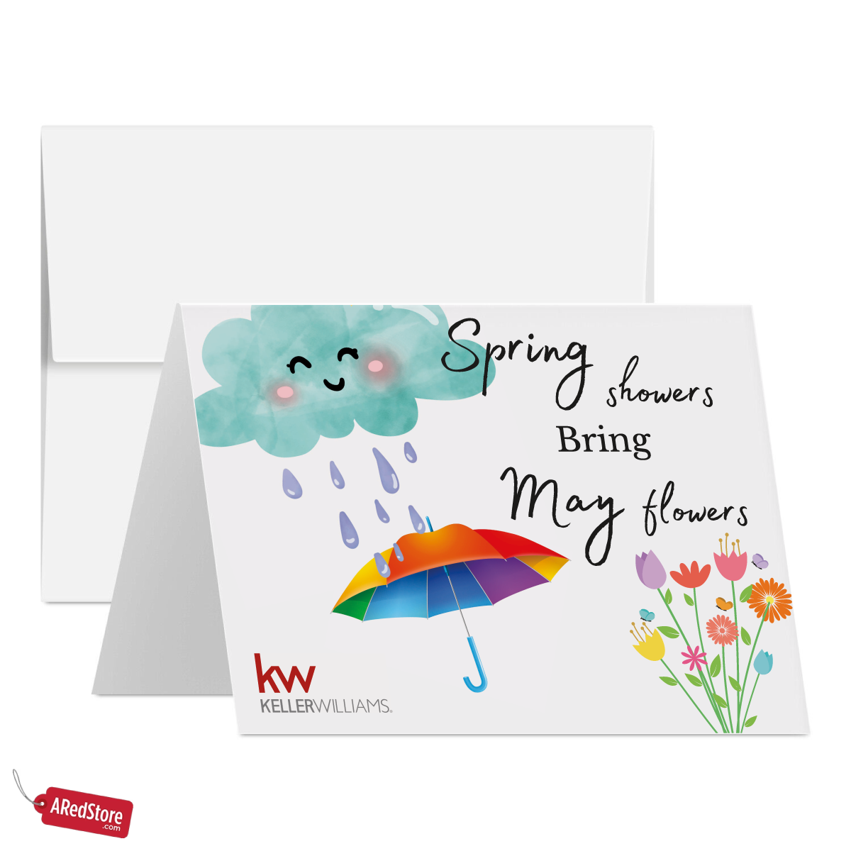 Spring Showers Greeting Card (pack of 50)