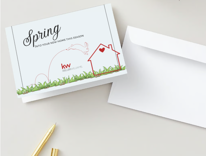 Spring Into Your New Home Greeting Card (pack of 50)