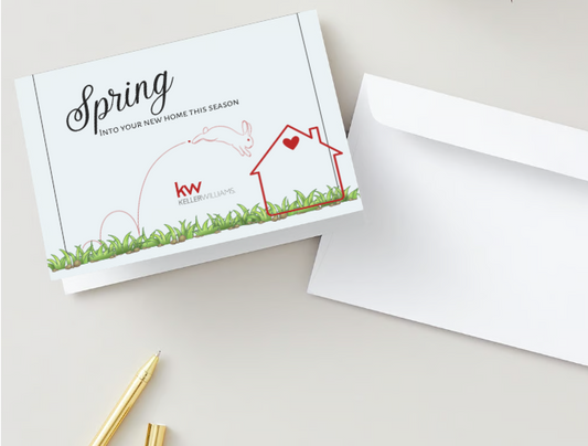 Spring Into Your New Home Greeting Card (pack of 50)