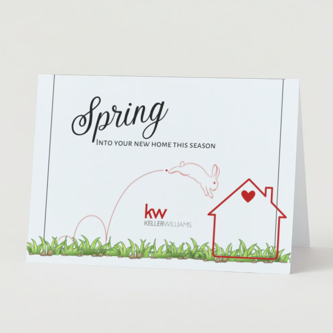 Spring Into Your New Home Greeting Card (pack of 50)