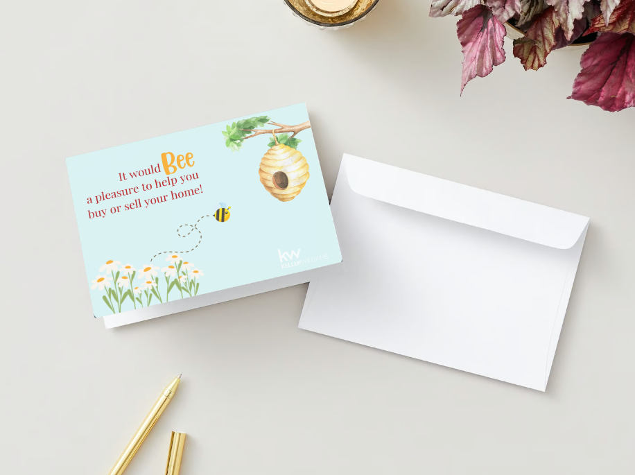 Bee A Pleasure KW Greeting Card (pack of 50)