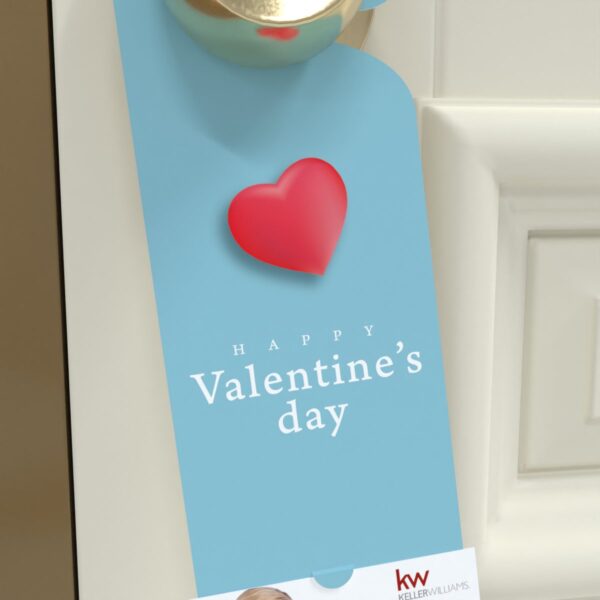 KW Door Hanger "Happy Valentine’s Day" (pack of 50)