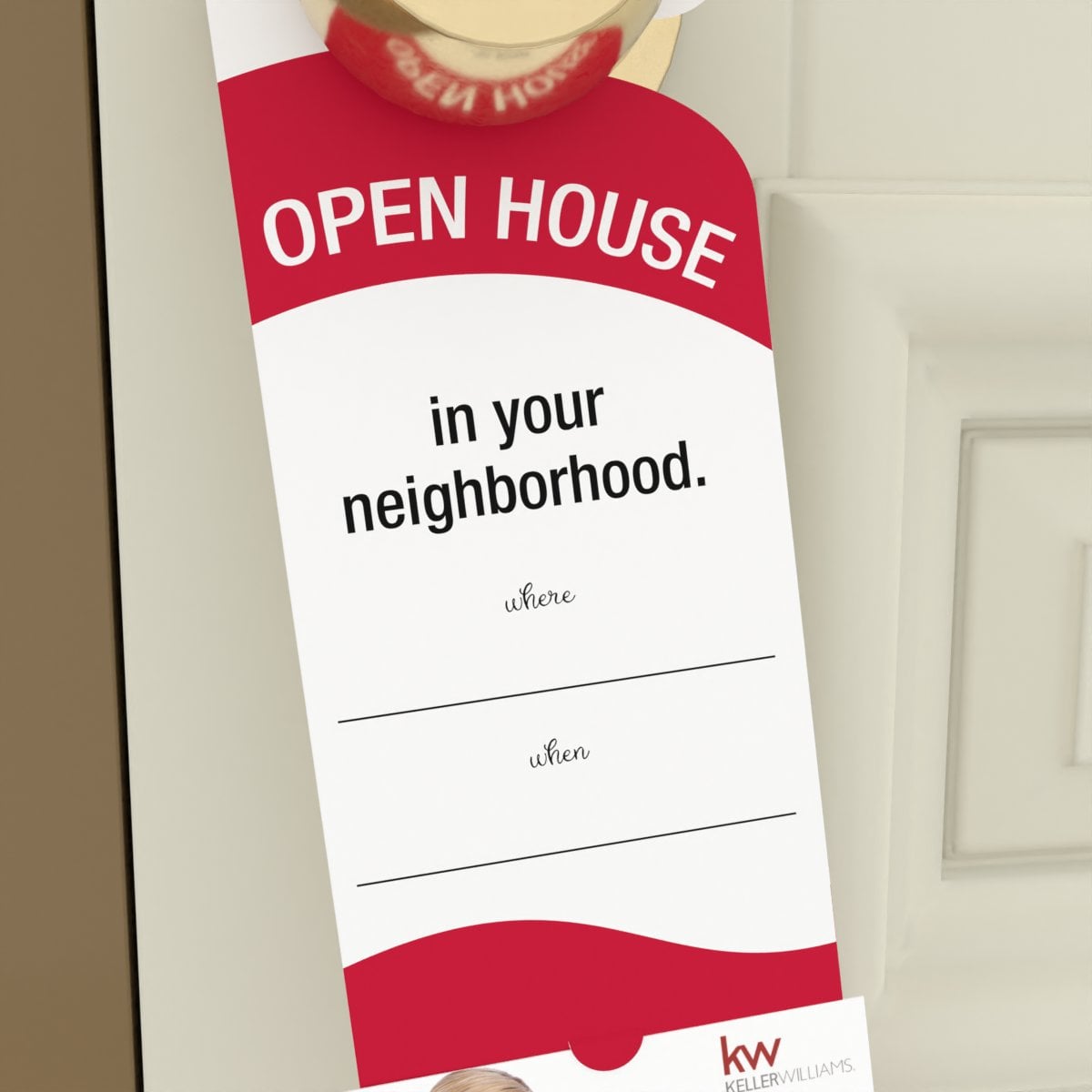 KW Open House in Your Neighborhood Door Hanger (pack of 50)