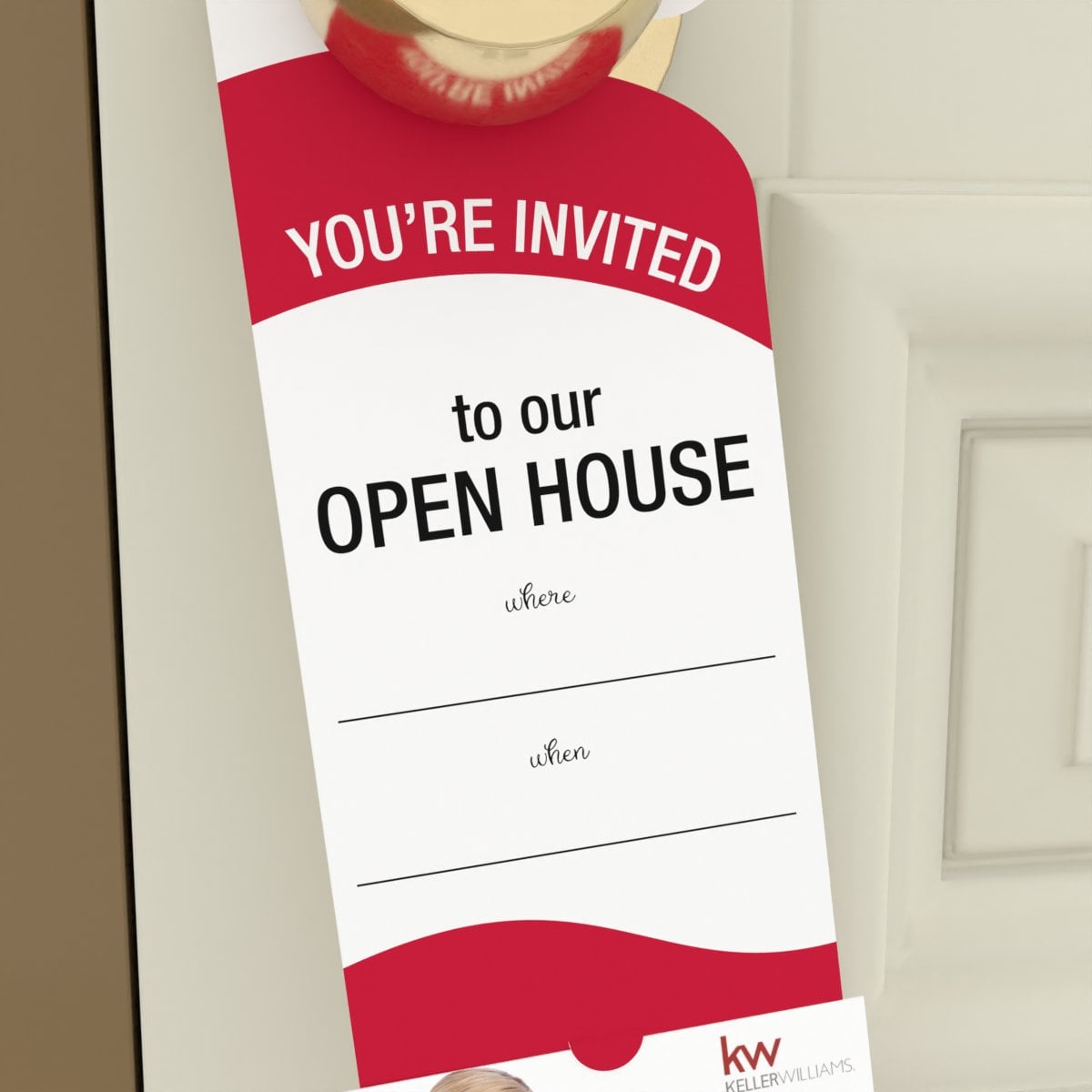 KW Open House You're Invited! Door Hanger (pack of 50)