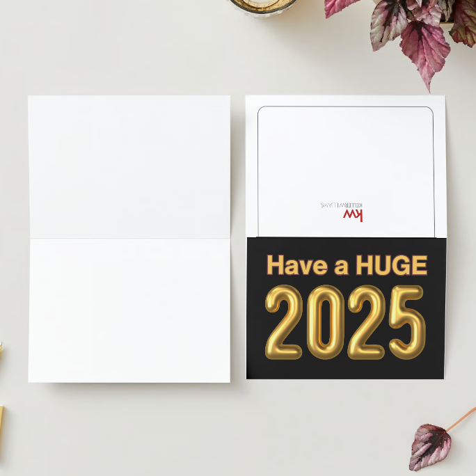 KW Greeting Cards - Have a Huge 2025 (pack of 50)