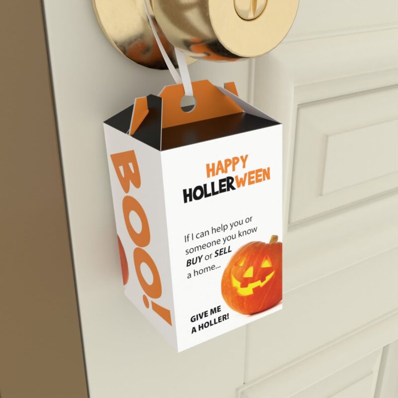 Halloween Paper Treat Boxes - Happy Hollerween (pack of 24)