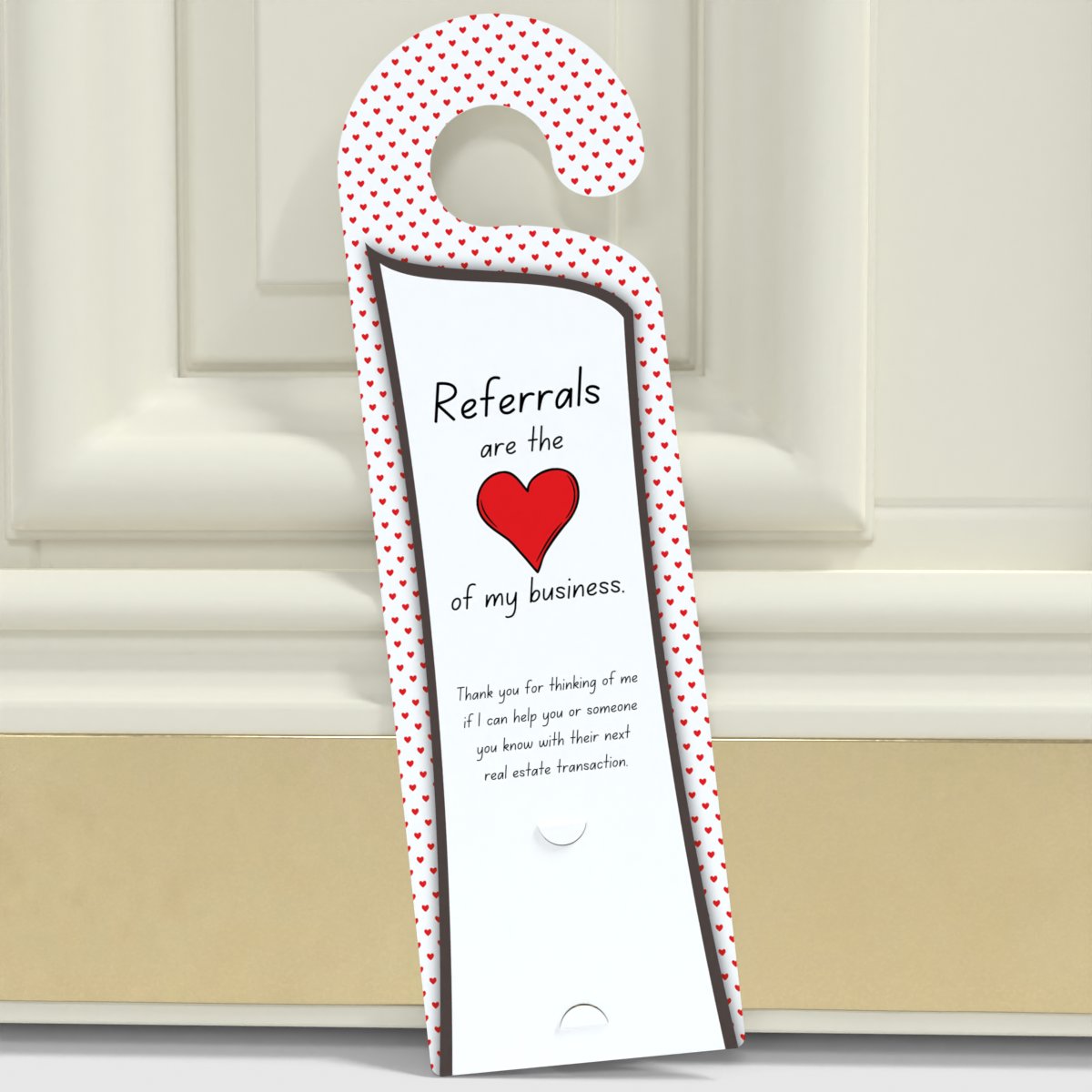 KW Door Hanger "Referrals Heart of My Business" (pack of 50)