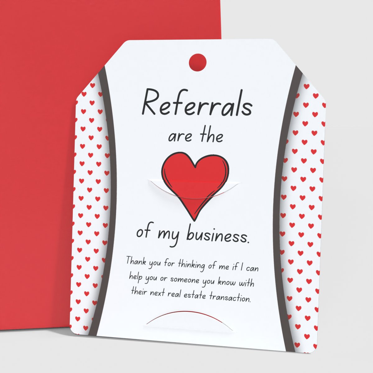 Pop-By Gift Tags “Referrals Heart of My Business” (Pack of 48)