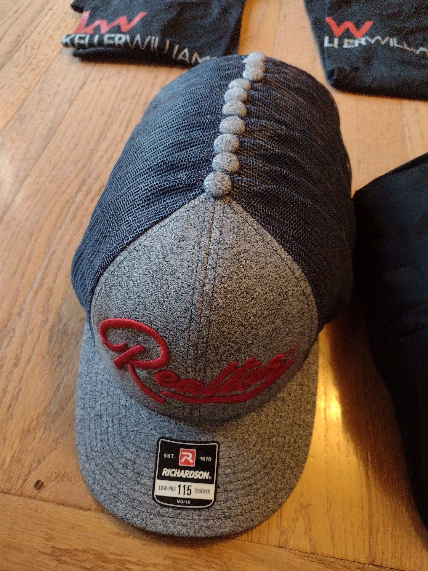 Realtor Richardson Cap with Blue Mesh Back