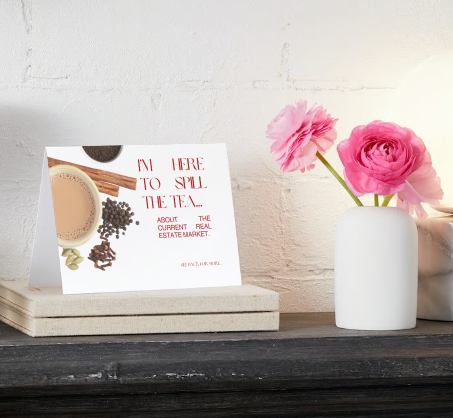 Spill the Tea (Light) KW Greeting Card (pack of 50)