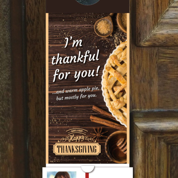 KW Doorhanger for Thanksgiving - “I’m Thankful for You” (pack of 50)