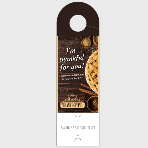 KW Doorhanger for Thanksgiving - “I’m Thankful for You” (pack of 50)