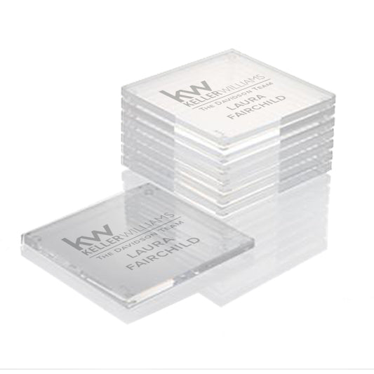 Custom KW Acrylic Coaster Sets